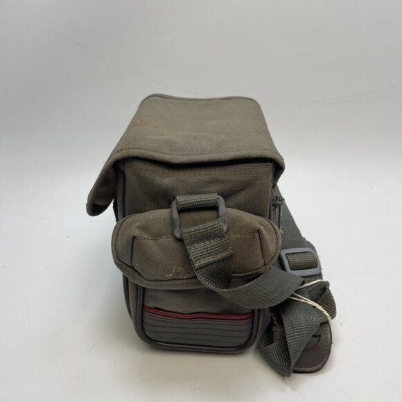 Vintage Optex Grey / Red Shoulder Carry Camera Bag Retro Photography - Picture 4 of 10